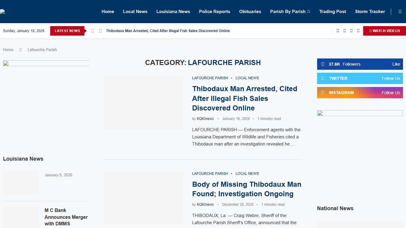 Lafourche Parish – KQKI News